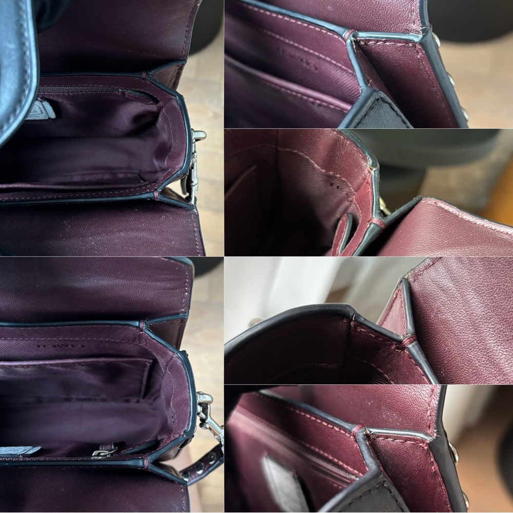 COACH Page Crossbody Bag With All Over Western Rivets - Picture 13 of 16